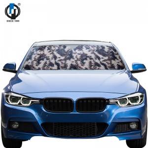200gsm bubble + PE film sun shade with camouflage pattern SS-61509